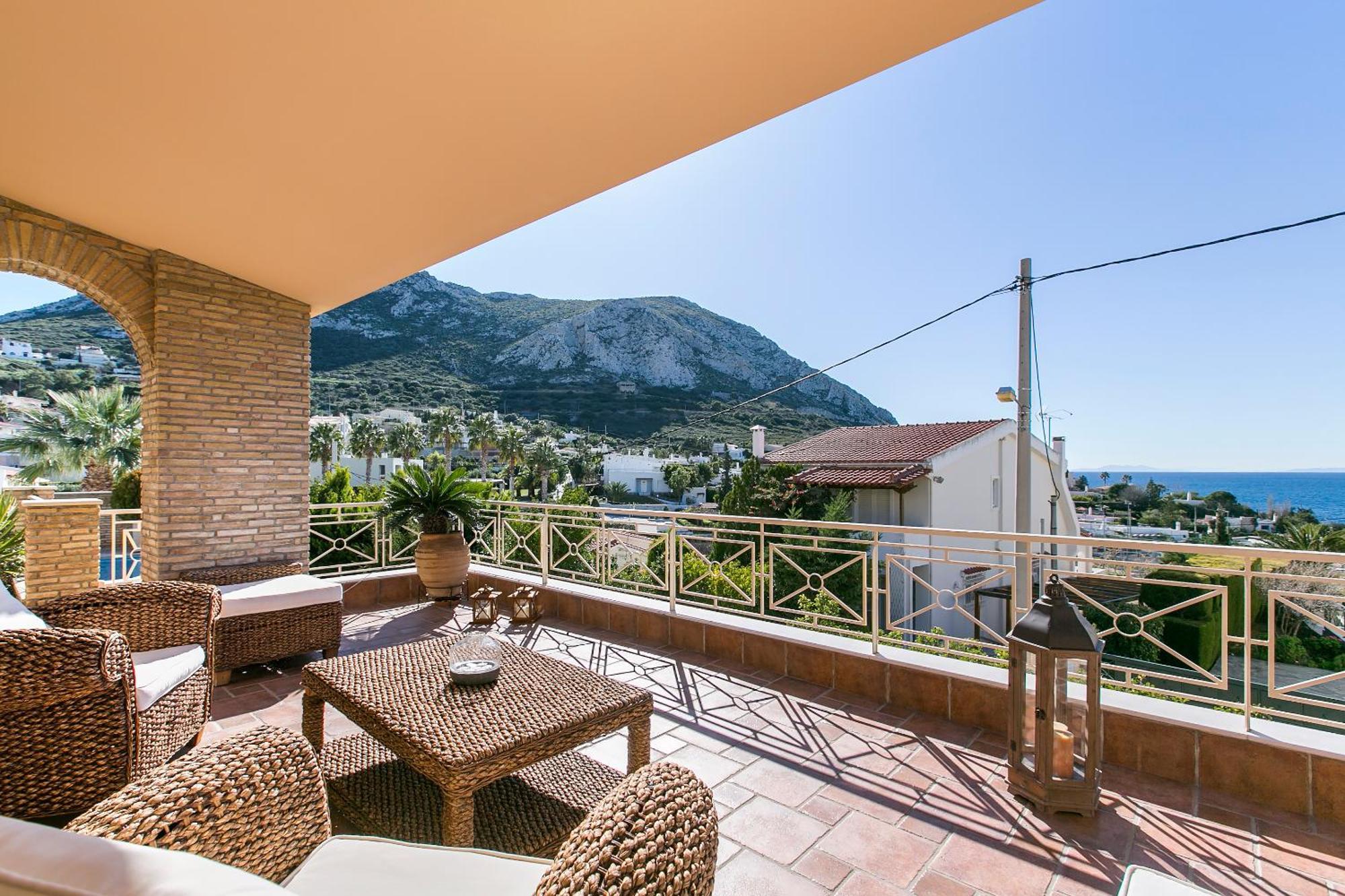 Villa Melia Kap Kap Sounion Exterior foto